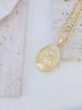 1 Piece 14k Gold Plated Virgin Mary Christ Pendant Necklace St. Jude Joseph Religious Jewelry