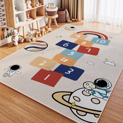 Kinderzimmer Kristallflor Teppich Schmutzabweisend Waschbar Schlafzimmer Bettteppich Spielteppich Wohnzimmer Krabbelmatte Heimdeko