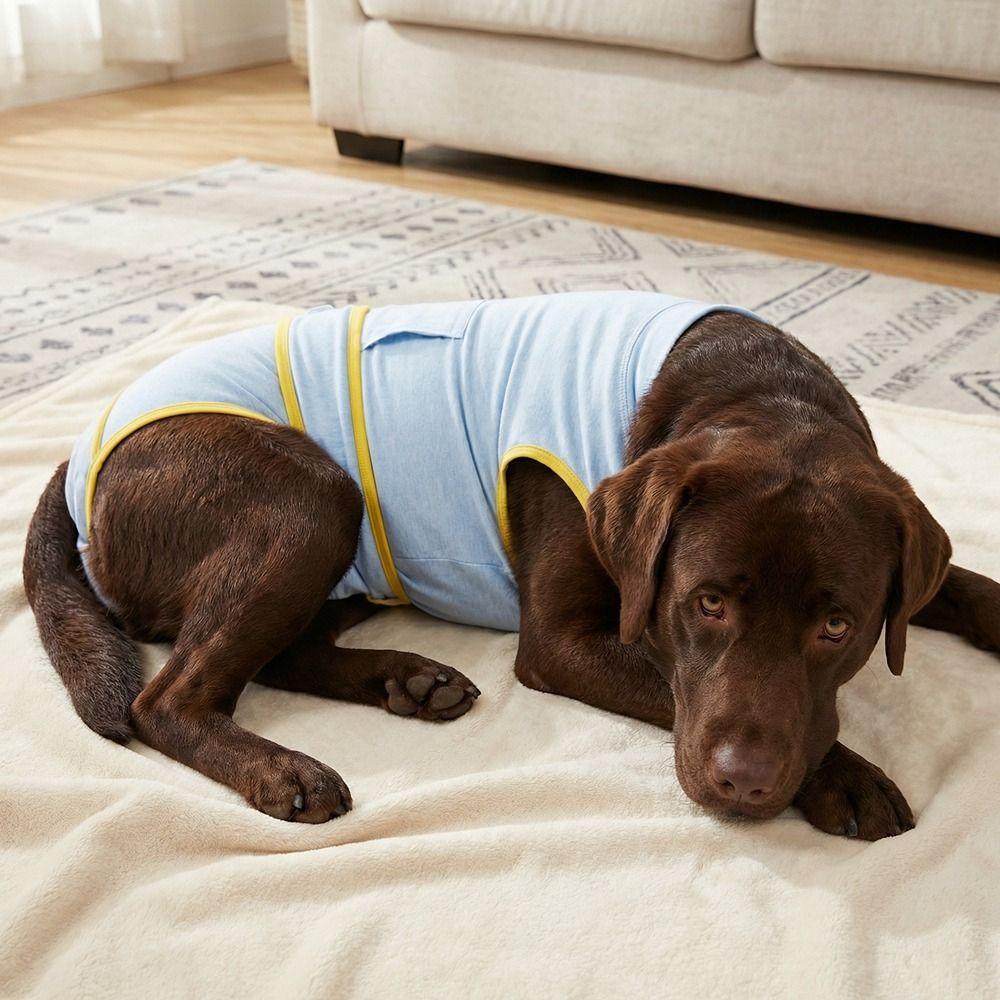 Soft Dog Sterilization Clothes Adjustable Postoperative Bodysuit Dog Recovery Suit  Pet Care