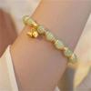 Natural Bamboo Beaded Bracelet  Chinese Style Jade Bracelet For Women Exquisite Lucky Hotan Jade Bracelet