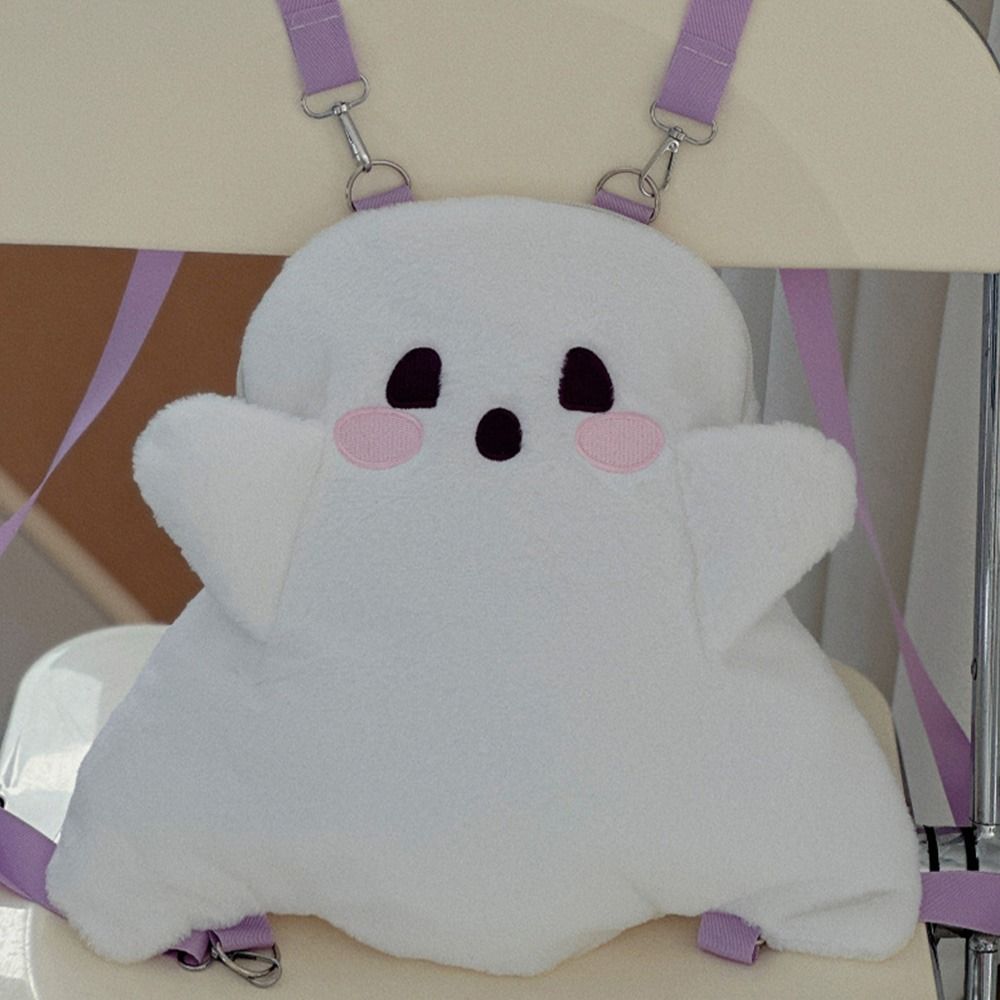 Cartoon Plush Backpack Large Capacity Kindergarten School Bag Simple Kids Pack  Travel