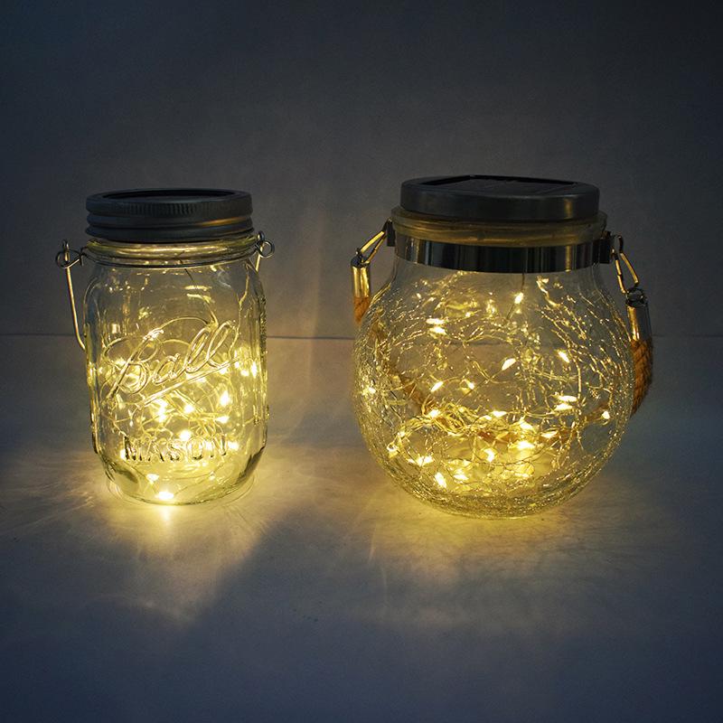 Waterproof Solar Fairy Night Light: Frosted Glass Bottle with Stars for Outdoor Garden Decoration