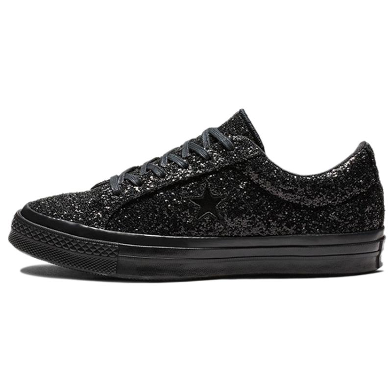 

Converse One Star Retro Classic Low-Top Board Shoes Unisex Black 36.5