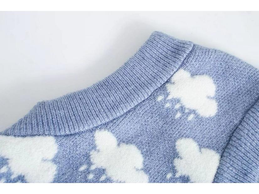 2024 Autumn Women's European & American-Style Fashion Jacquard Knit Vest - Simple & Versatile