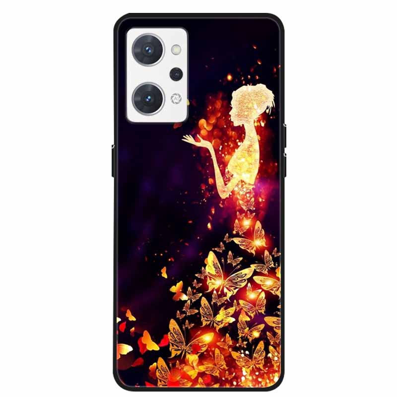 For Oppo Reno 7A 9A Case Phone Cover Soft Silicone Shockproof TPU Funda On For Oppo Reno9 A 5G Protection Capa Reno7 A / Reno9A