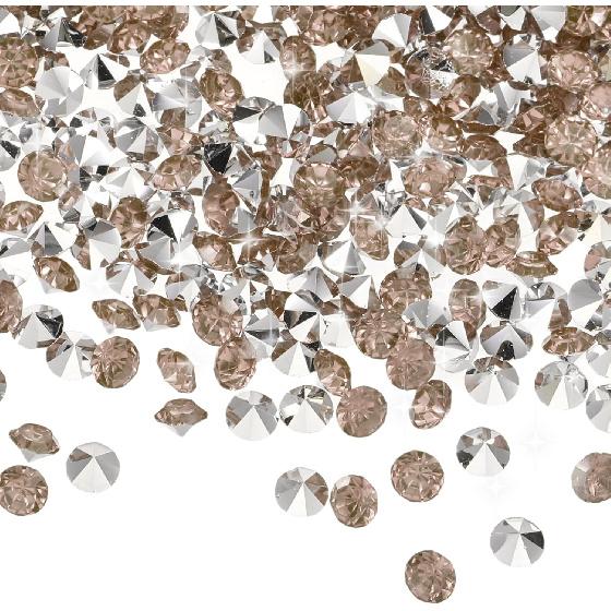 MECCANIXITY 16800 Pcs Wedding Table Scatter Confetti Diamond, 3mm Mini Crystals Acrylic Fake Diamonds Rhinestones for Table Centerpiece Decorations