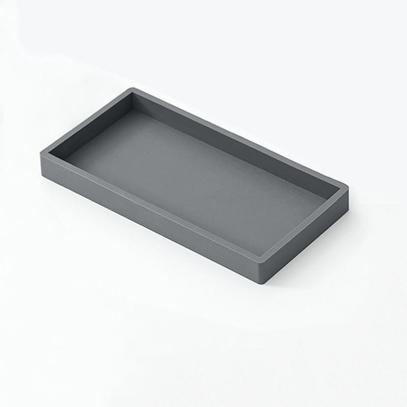 Nordic Style Marble Silicone Tray for Living Room, Bathroom, or Vanity