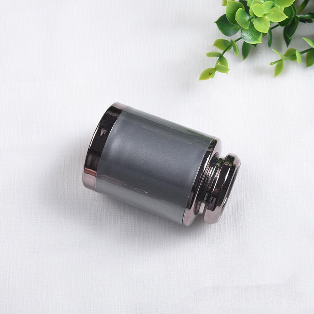 4pcs Modern Artistic Finial Caps Stylish Minimalist Curtain Rod Finials set for Curtain Rods for Home or Office Decor