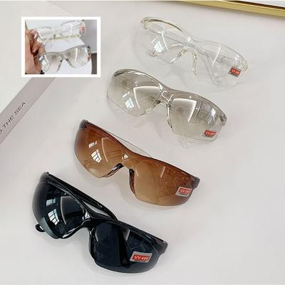 1Pcs Durable Labor Protection Protective Goggles Dustproof Impact Resistant Cycling Glasses Windproof UV400 Sunglasses