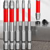 Magnetic Hexagonal Screwdriver Bit Pagoda-Shaped High Hardness Electric Screwdriver Bits S2 Alloy Steel Non-slip