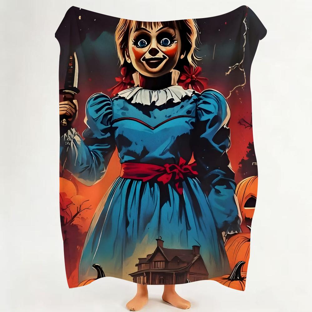 Movie A Annabelle Flannel Blanket Suitable for Sofa Living Room Bedroom