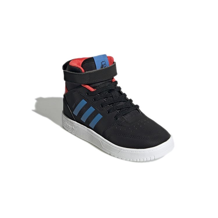 Adidas Originals Drop Step 360 C Comfortable High-Top Kids Skate Shoes Kids Sneaker Black Red S23984
