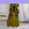 Ethnic Style Long Dress With Wideleg Silhouette For Party And Casual Wear