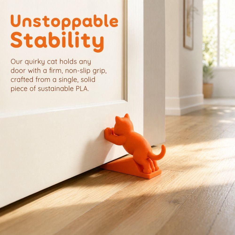 Thickened Dog-Shaped Door Wedge Noise-Reducing Door Stop Wedge Cat Door Holder Home Decoration