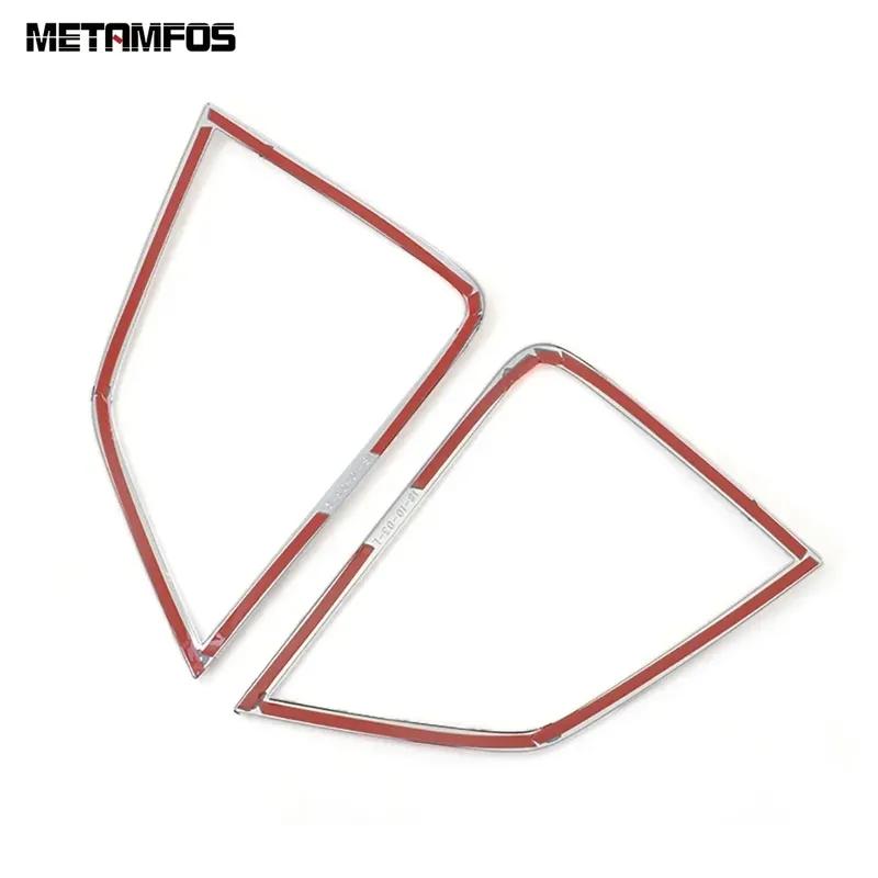 Front Bumper Fog Light Lamp Cover Trim For Mitsubishi Eclipse Cross 2017-  Chrome Foglight Protector Car Accessories