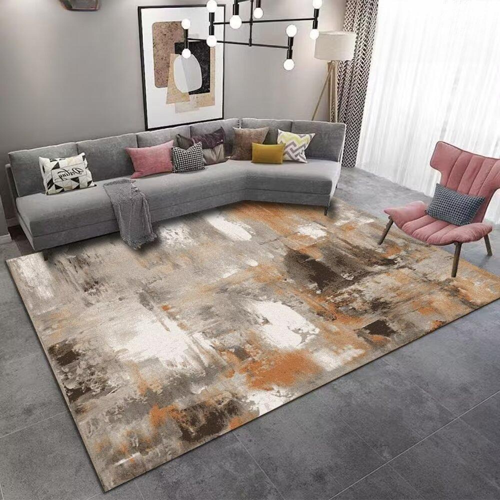

Скандинавский Абстрактный Ковер Гостиная Брызги Чернил Зональный Ковер Большой Декор Спальни Домашние Ковры Моющийся Придверный Коврик Коврик для Ванной 60*90cm