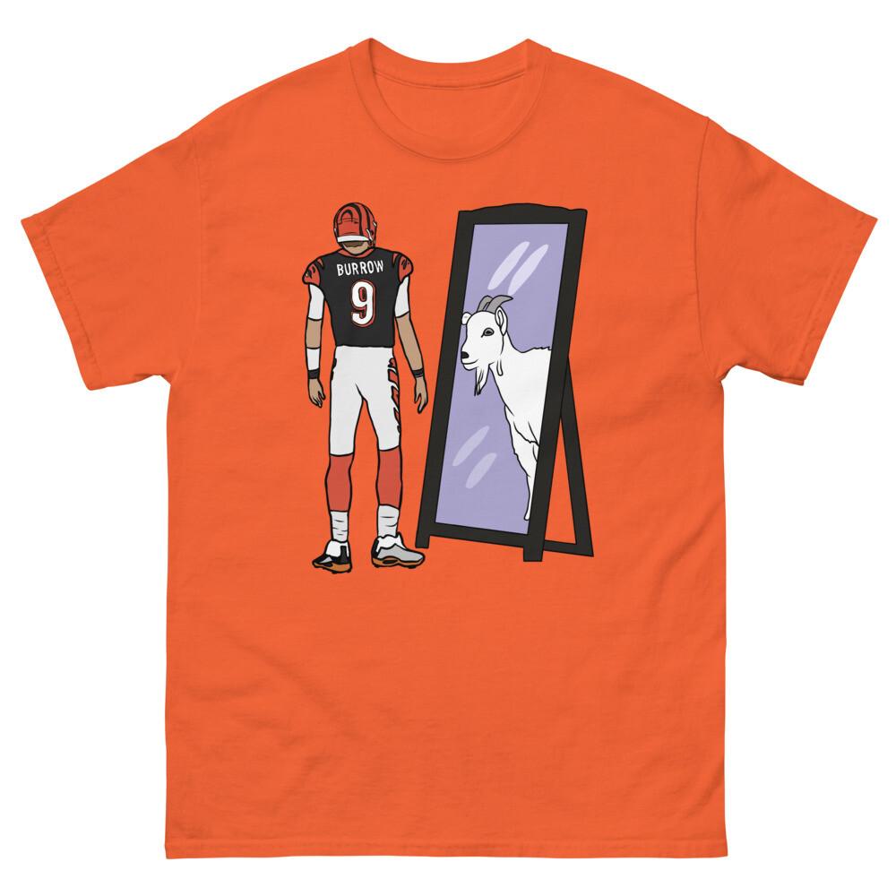Joe Burrow Mirror GOAT T-shirt XXXXL