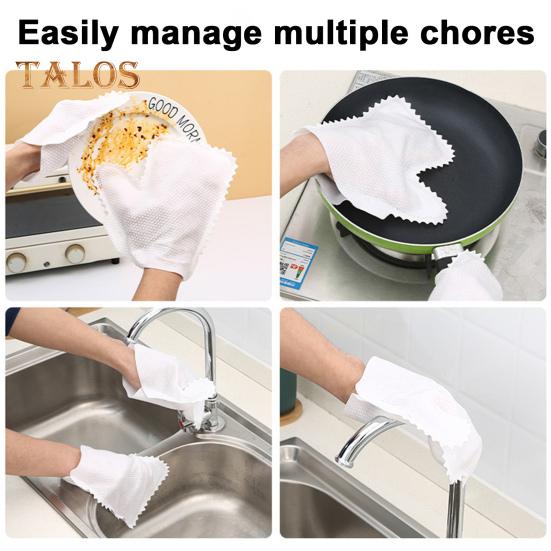 20 ks protiprachových rukavic Opakovaně použitelné omyvatelné rukavice pro úklid domácnosti Víceúčelové antistatické rukavice na potírání rostlinného prachu Výkonná čisticí utěrka