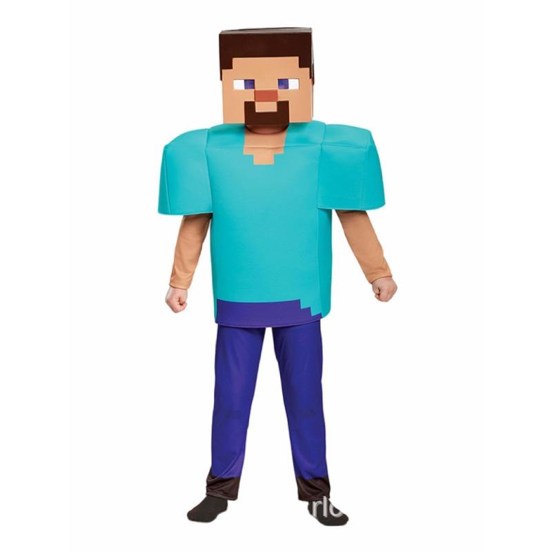 Minecraft adult parent-child cosplay costume MC halloween costume children costume cosplay