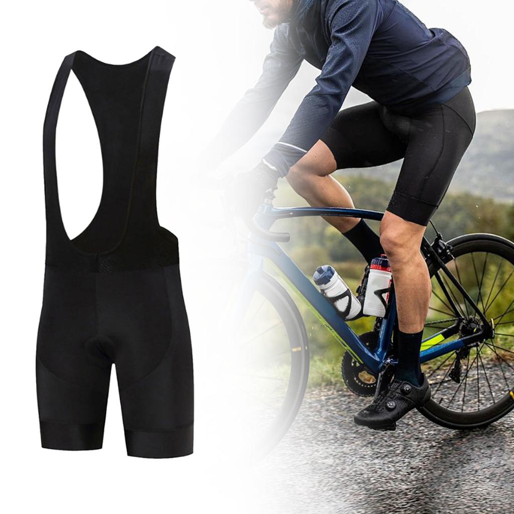 Men Padded Cycling Shorts with Pocket Breathable Quick Drying Pants Cycle Shorts Cycling Bib Tights Cycling Bib Shorts