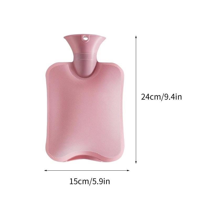 1PC 1000ml Cute Plush Hot Water Bottle with Soft Cover – Hand & Foot Warmer for Girls, Reusable Water-Filled Heating Pad