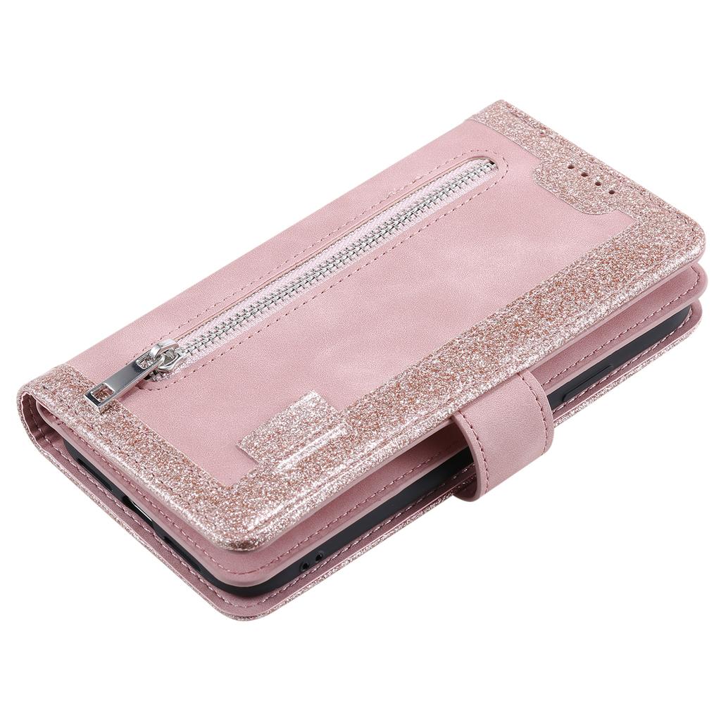 Für Samsung Galaxy A17 Hülle 9 Kartenfächer Reißverschluss Geldbörse PU Leder Handyhülle mit Handschlaufe