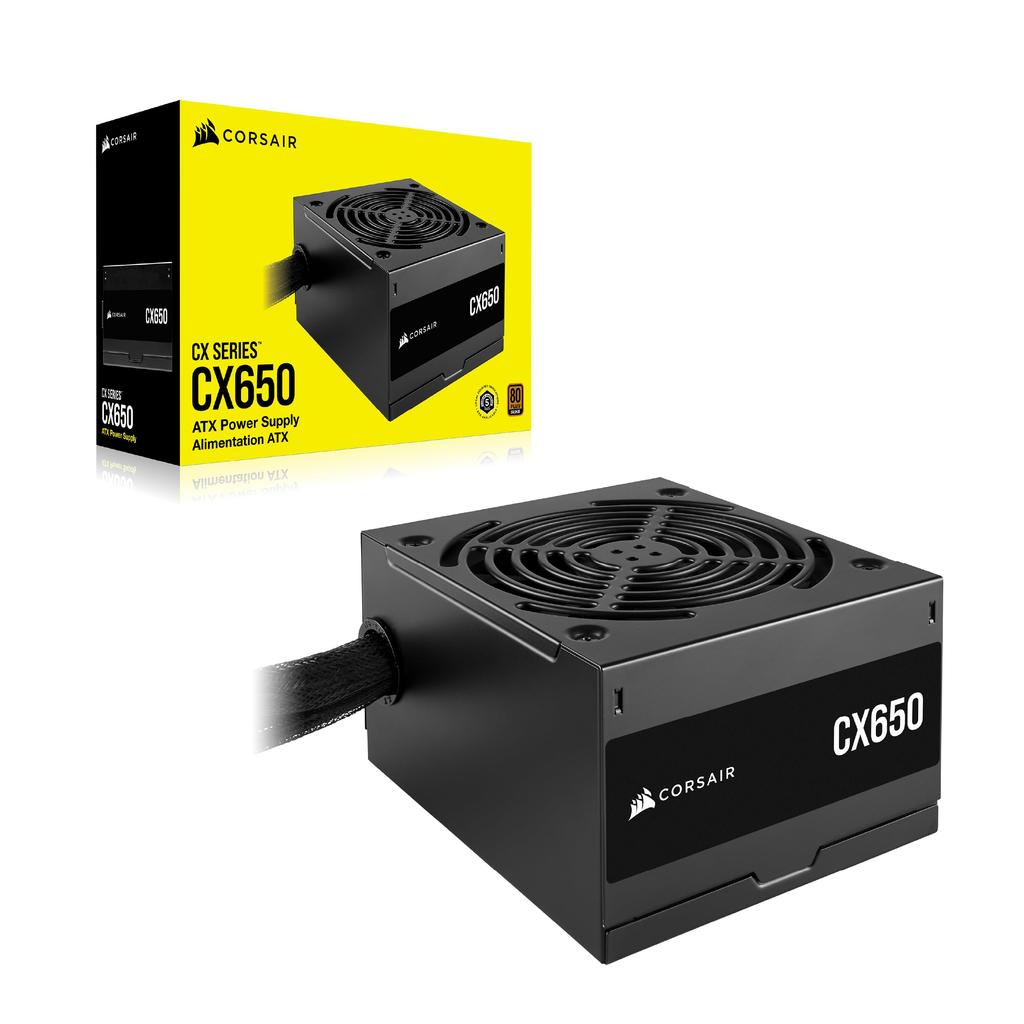CORSAIR CX650 CX Series 650W Power Supply Unit Modular Power Supply Unit 80 PLUS Bronze Certified ATX Power Supply CP-9020278-JP