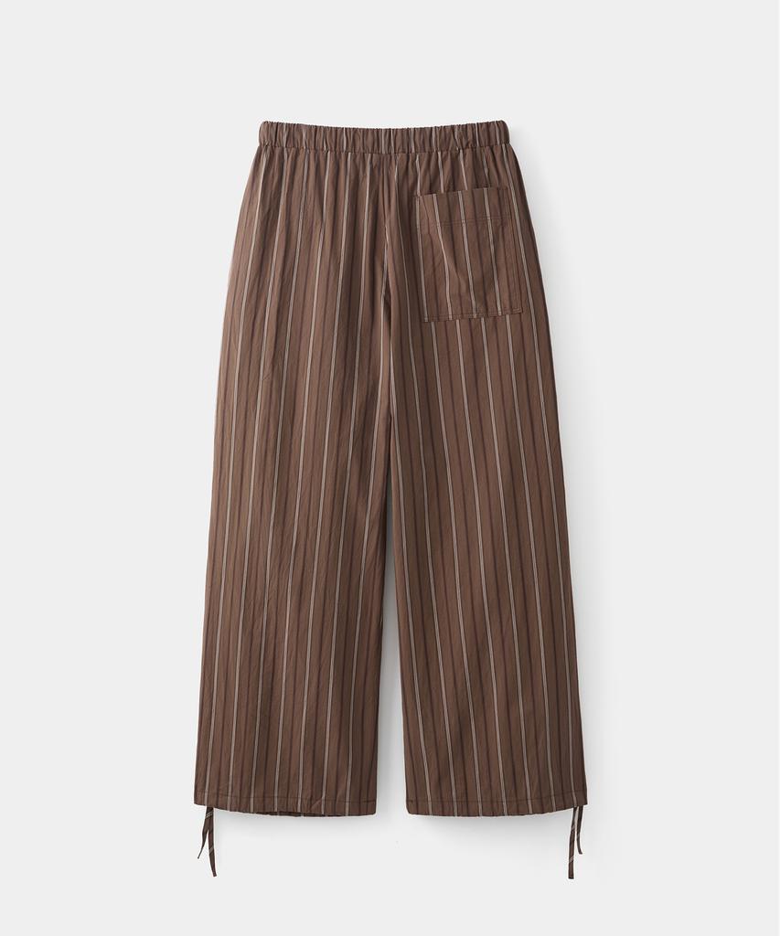 Laikeueomojeu Striped Resort Pants_Brown