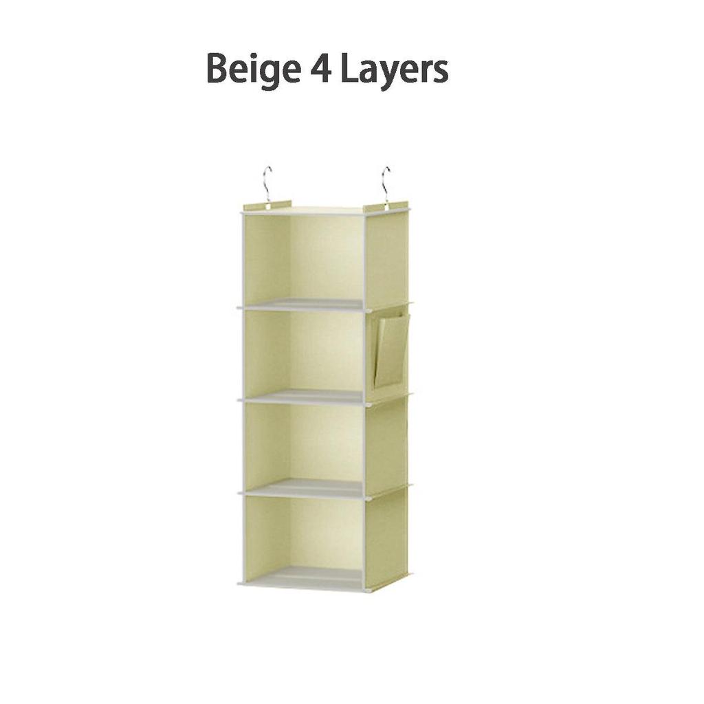 Multi-layer Foldable Non-woven Hanging Storage Bag for Wardrobe