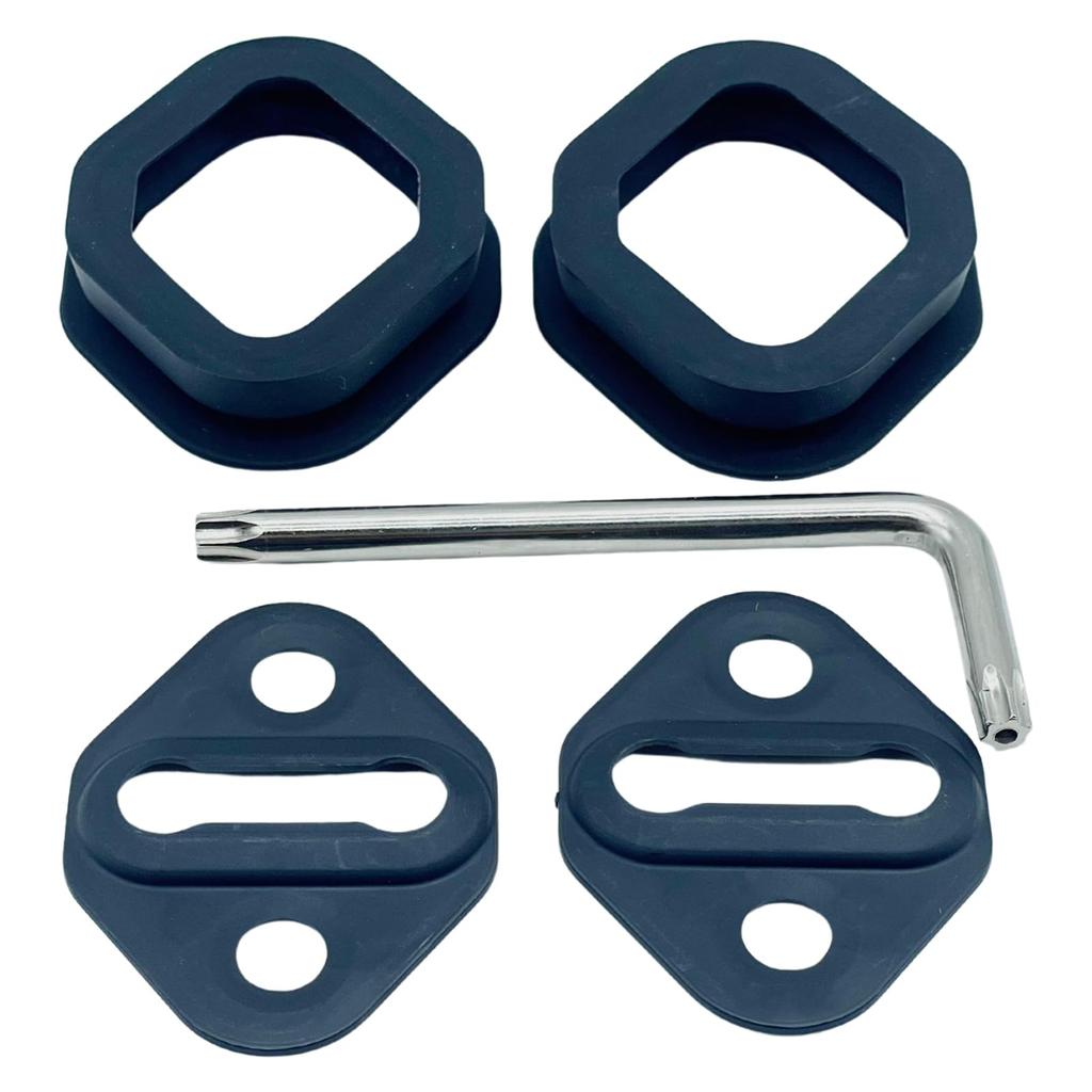 TIGRE BLANC Universal Door Striker Cover, Sliding Door, Noise Prevention, Quiet, Alphard Noah, Voxy, Rubber Tool, Compatible with Toyota