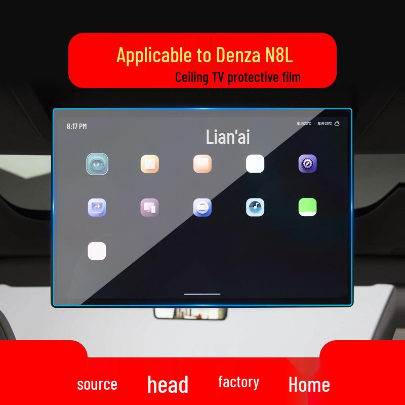 Denza N7 Navigatie & N8 Display Scherm Beschermende Gehard Glas Folie - Auto Interieur Accessoires