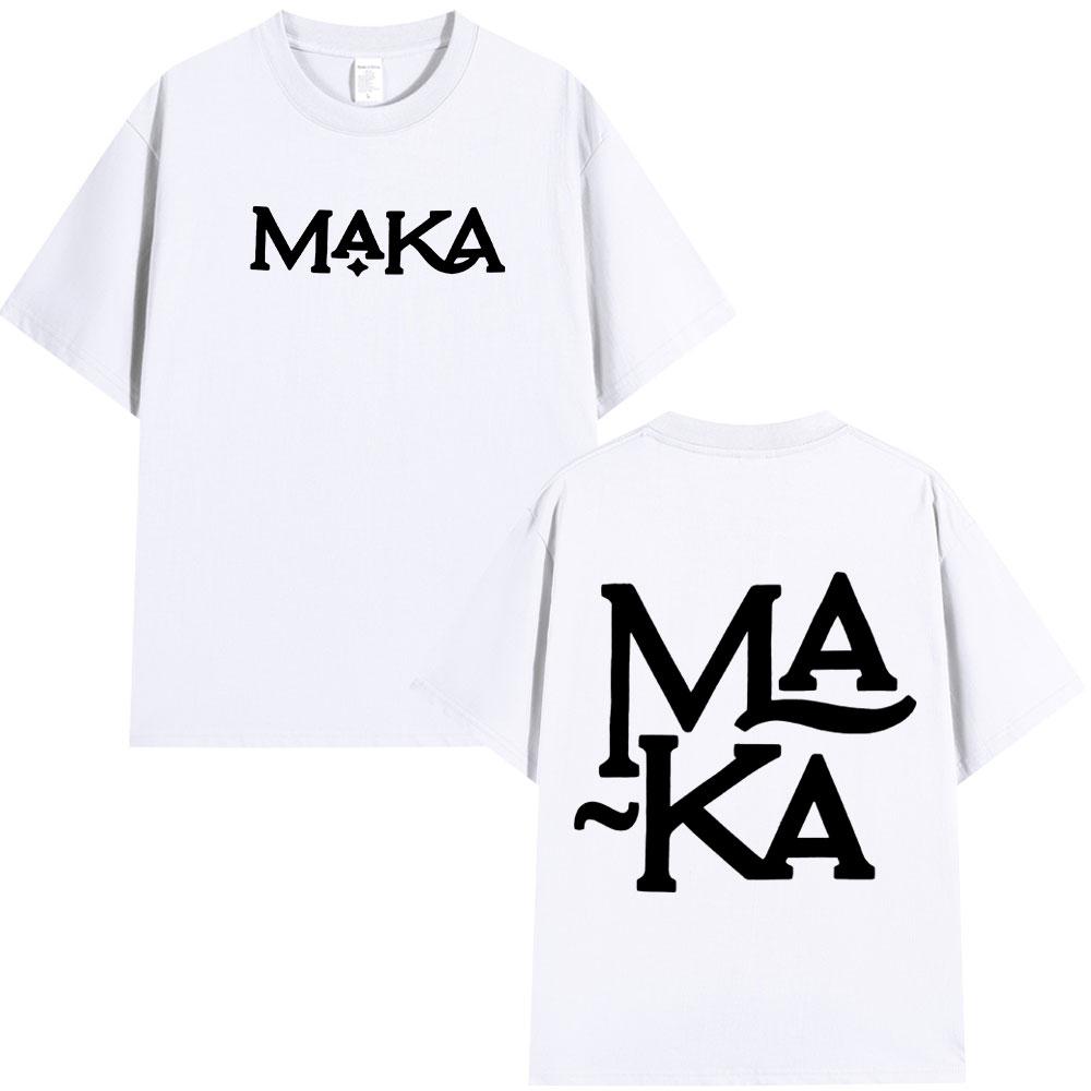 Rapper Maka Logo Merch T-shirts Men Women Clothing Fashion Hip Hop Retro T-shirt Cotton Comfort Short Sleeve T Shirt Streetwear