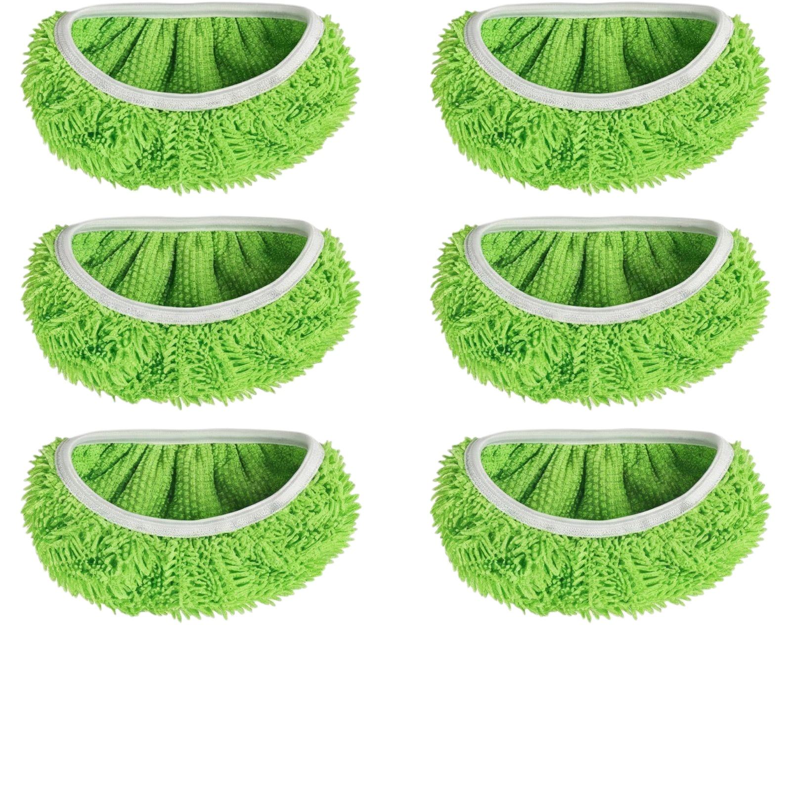 

6pcs Mop Refill Pads For Home Use– Replacement Mop Heads For Floor Cleaning,Fits Most Standard Mops, For Hardwood Tile Laminate Floors one size