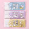 Simple Transparent Four Piece Ruler Set For Student Learning Stationery Supplies
