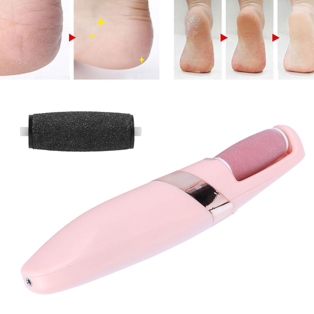 Electric Foot Pedicure Device Rechargeable Feet Callus Remover Plastic Foot File Tools Pink