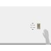 Panasonic Cosmo Series Wide 21 Exposure Expansion Box for 1 Switch Round White Height 48mm WVC7101W