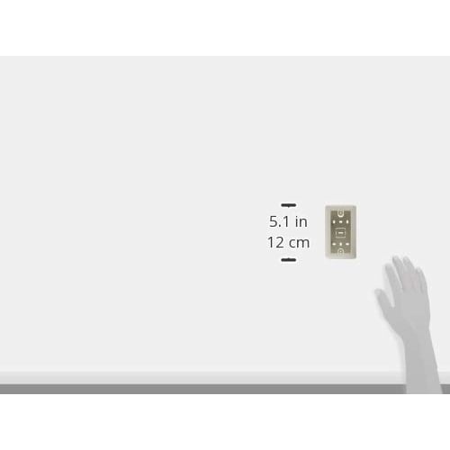 Panasonic Cosmo Series Wide 21 Exposure Expansion Box for 1 Switch Round White Height 48mm WVC7101W