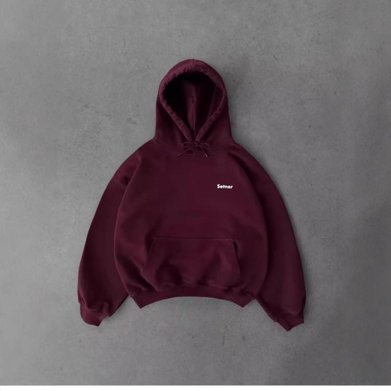 Womens Fleece Hooded Sweatshirt Casual Letter Print Fall Winter Couple Matching Unique Stylish Top