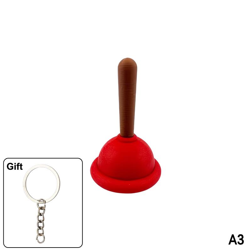 Acorn Relax Clicker Anxiety Relief Keychain Fingertip Press Button Fidget Toy Bag Pendant Portable Sensory Gift