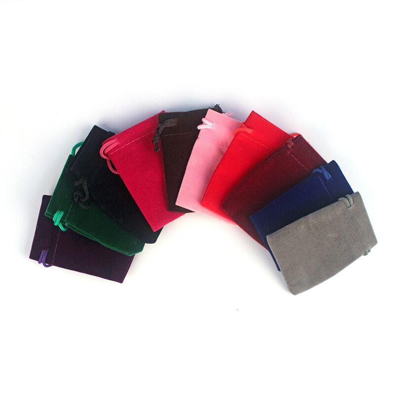 50Pcs 5x7 Velvet Bag Drawstrings Pouches Small size Jewelry Gift Display Packing Bags KTY
