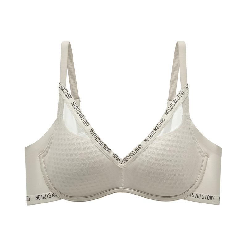 Lingerie Women's Large-sized Seamless Bra Gathering Bra Sexy Women's Soft Steel Coil Gathering Anti-sagging Bra Push Up Bra