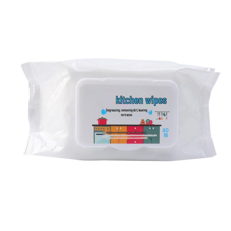Kitchen Degreasing & Stain-Removing Wet Wipes - Powerful, One-Wipe Clean for Range Hoods & More