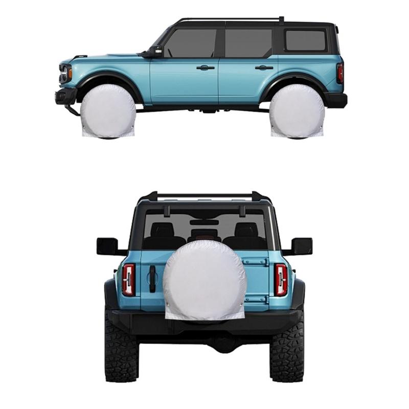 Car Tire Protector Easy Installation Spare Wheel Cover 65cm Diameter Versatile Tire Storage Bag for Long Term Storage