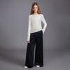 ELLE KIDS Girls' French Style Knitted Faux Two-Piece Top