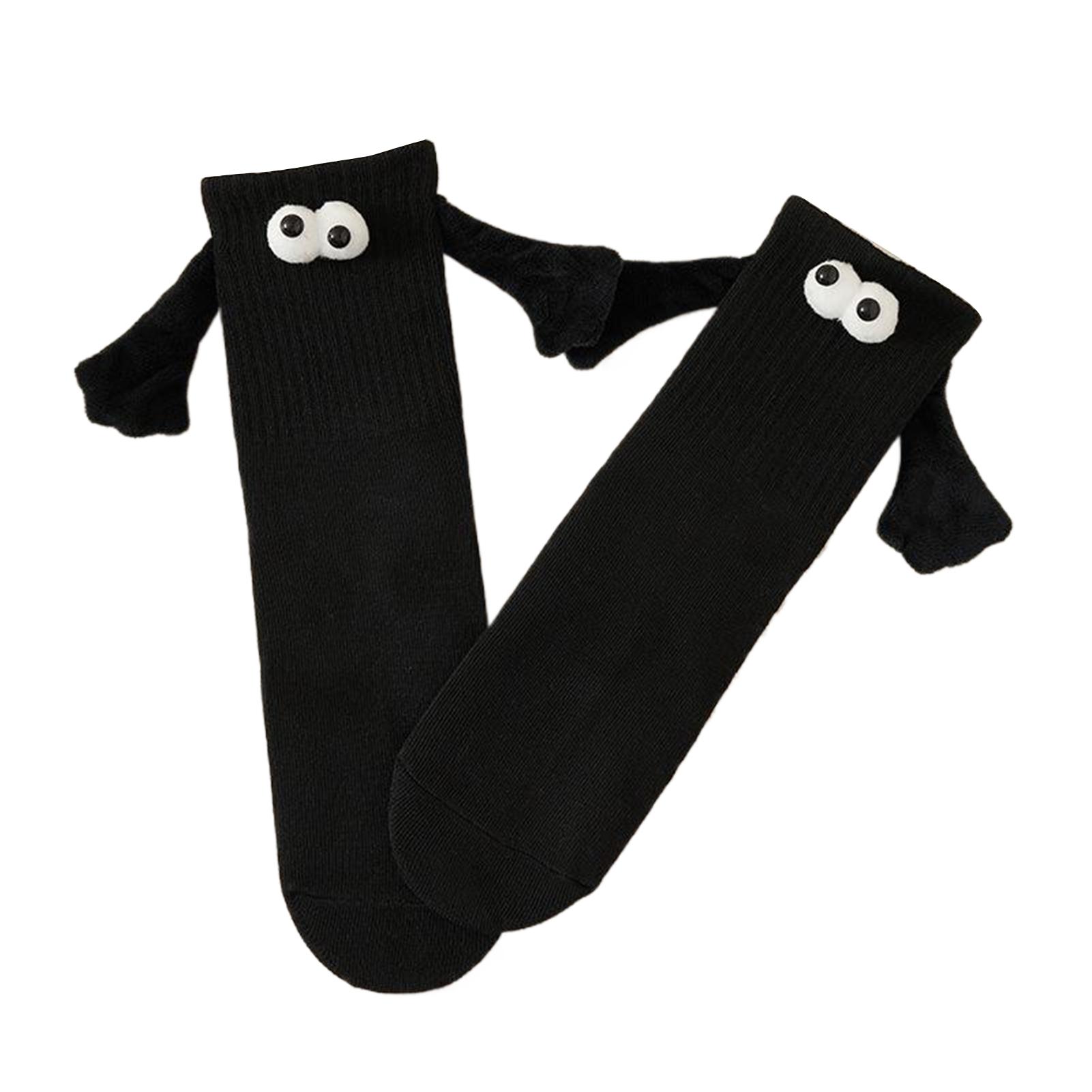 

Парные магнитные носки-присоски, добавляющие веселья в повседневный наряд, забавные носки с наклейками интернет-знаменитостей