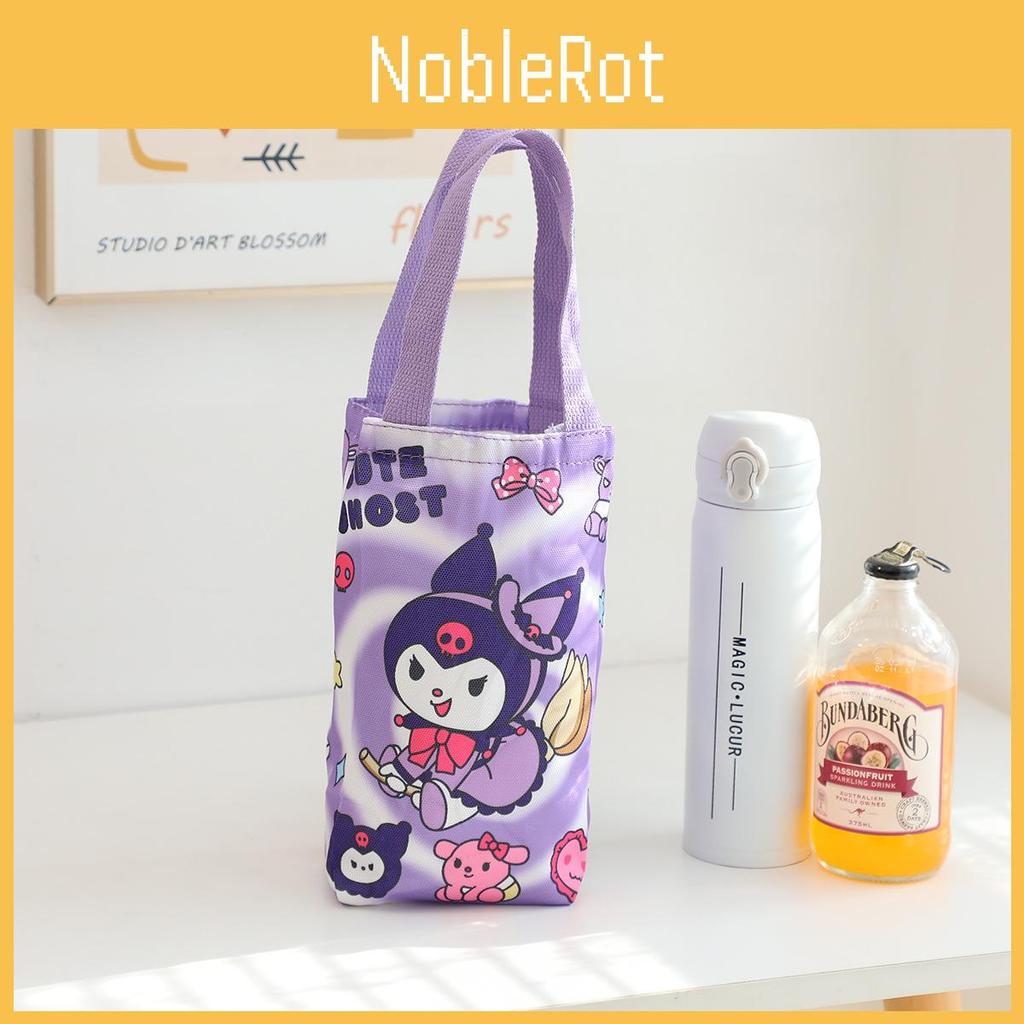 Canvas Bag Umbrella Water Bottle Carrier Cute Style Travel Daily Use