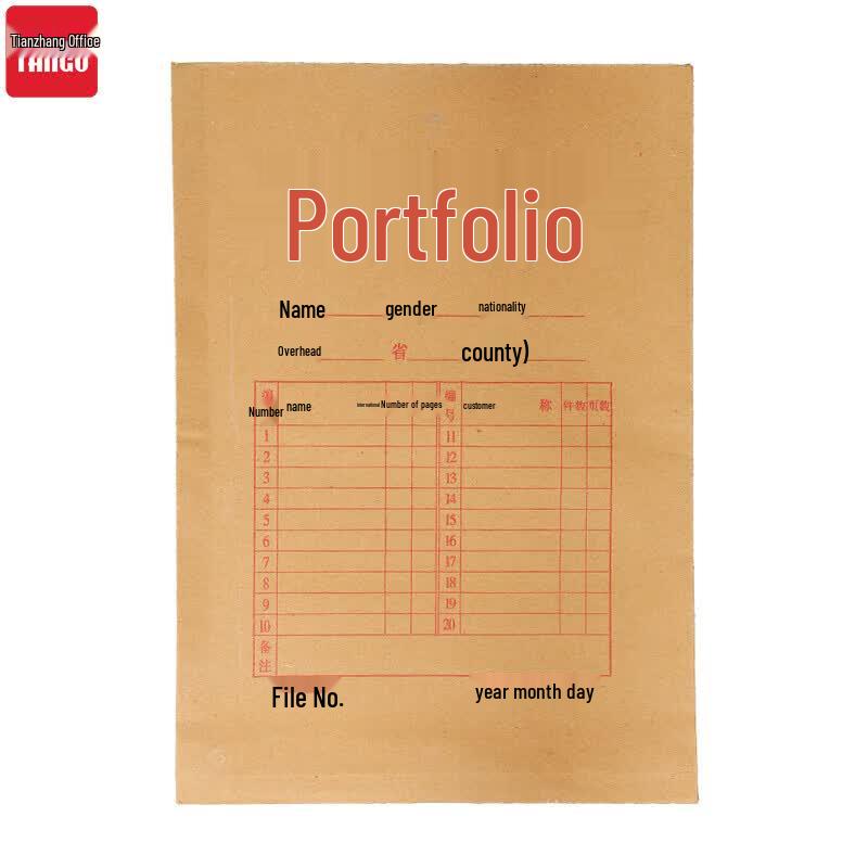 TANGO A4 Kraft Paper File Bag (100-Pack)