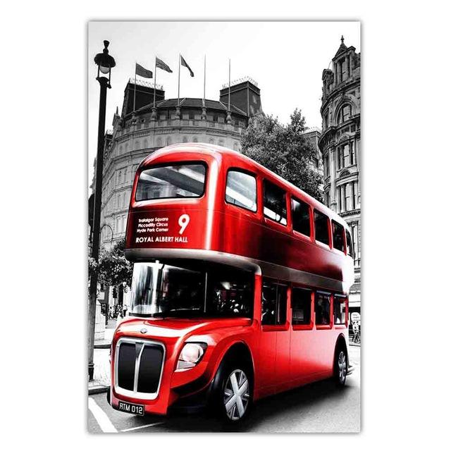 Nordic City Landscape Fashion Canvas Painting World Famous City Street View Poster Office Living Room Home Decoration Mural No Frame