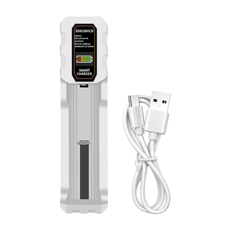 

Adjustable Charging Dock For 2A 3A Batteries Overcharge Protections Reverse Polarity Safety Accent Wide Compatibility белый