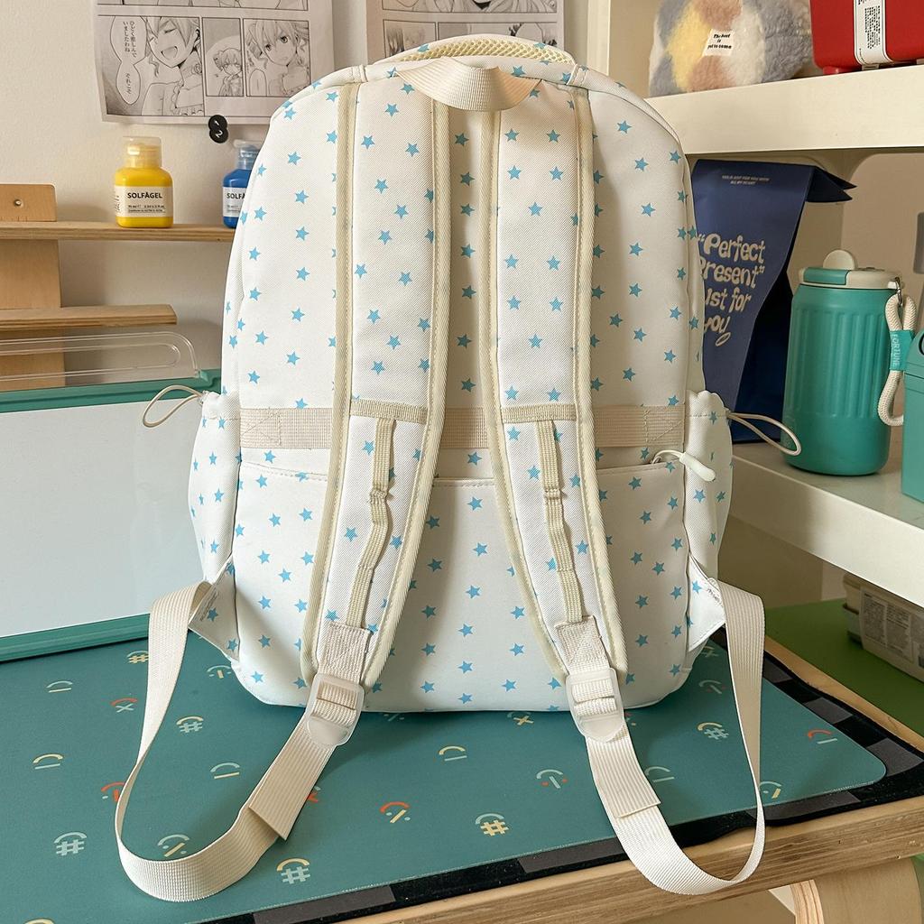 Schultasche Milch Huhu Zitronengelb Gepunktet Kleine Fee Vitalität Rucksack Grundschüler Campus Klasse Außerschulische Aktivitäten Süß